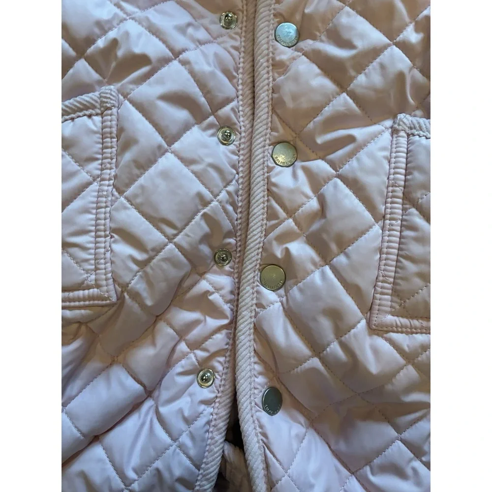 Ralph Lauren Baby Girls Water-Repellent Hooded Bunting 3 Months Pink